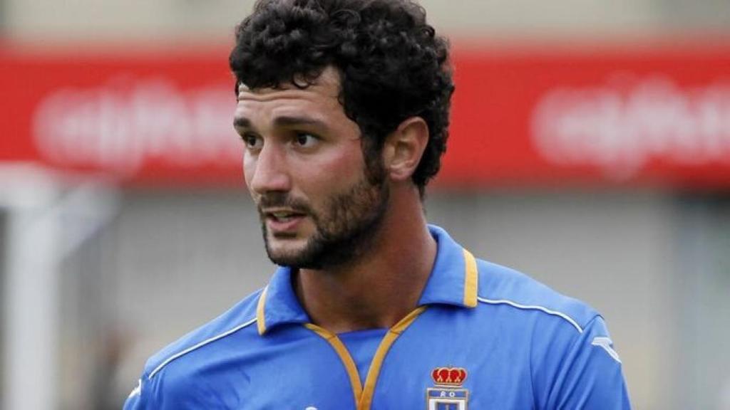 Eneko Fernández en el Real Oviedo.