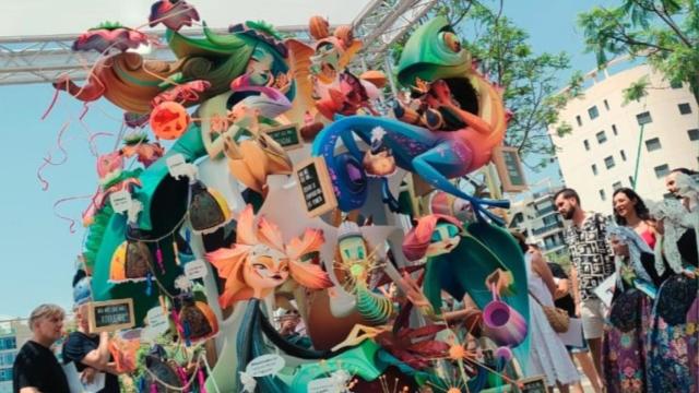 El monumento infantil de Baver els Antigons ganó el premio en categoría especial de las Hogueras de Alicante.