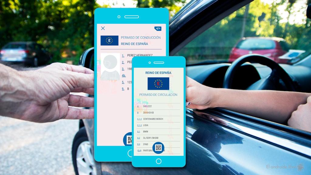 Así de fácil es mostrar el permiso de circulación o el carnet de conducir