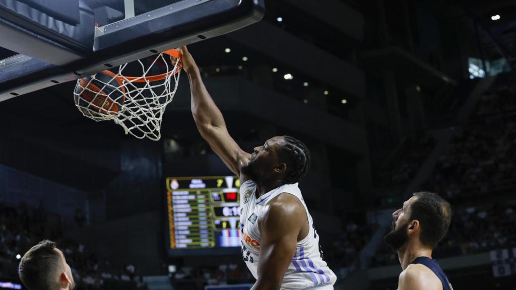 Mate de Yabusele, en el Real Madrid - Barcelona del tercer partido de la final de la Liga ACB