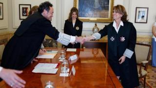Dolores Delgado toma posesión como fiscal de Sala de Derechos Humanos y Memoria Democrática, el pasado 16 de junio./