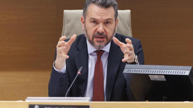 El presidente de la Comisión Nacional del Mercado de Valores (CNMV), Rodrigo Buenaventura, comparece durante la Comisión de Asuntos Económicos y Transformación Digital.
