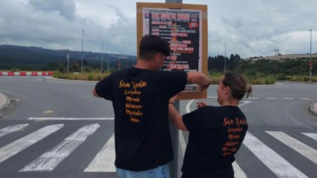 Preparativos para las fiestas de Morás