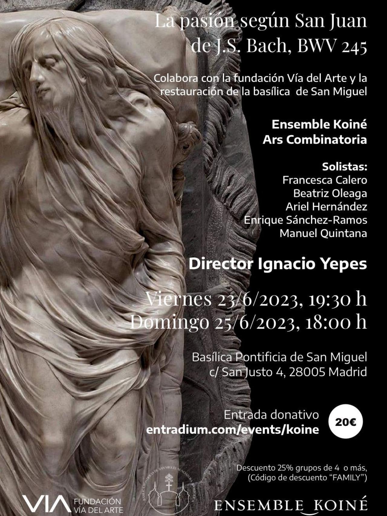 Cartel del concierto.