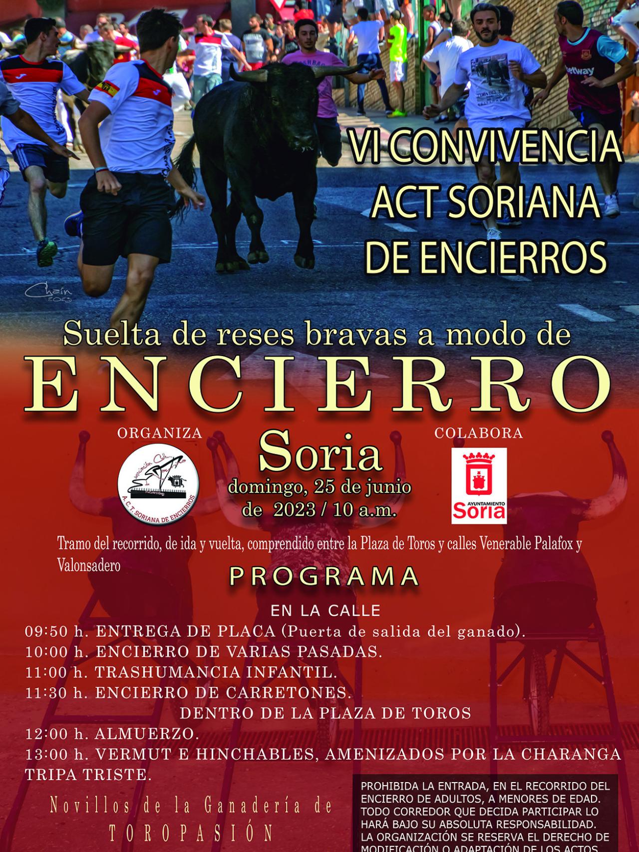 Cartel del encierro