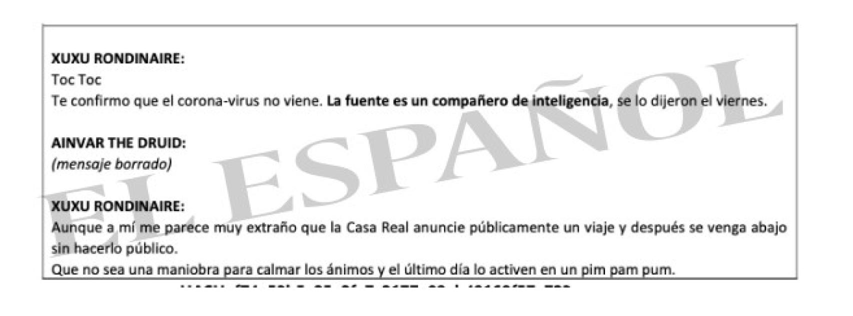 Mensaje en alusión a la visita del Rey Felipe VI a Barcelona.