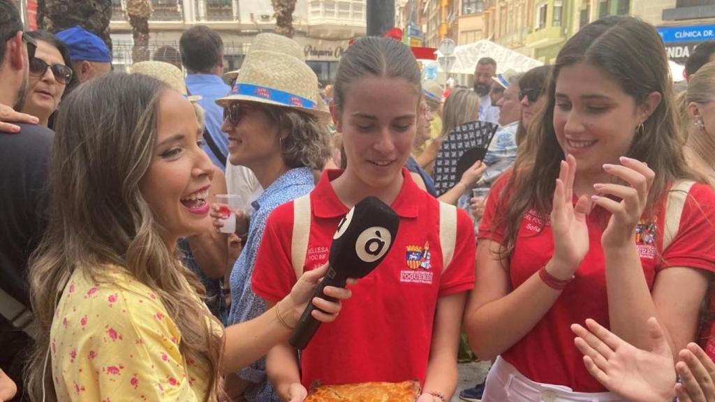 Berta Baidez en el programa 'Fas festa'.