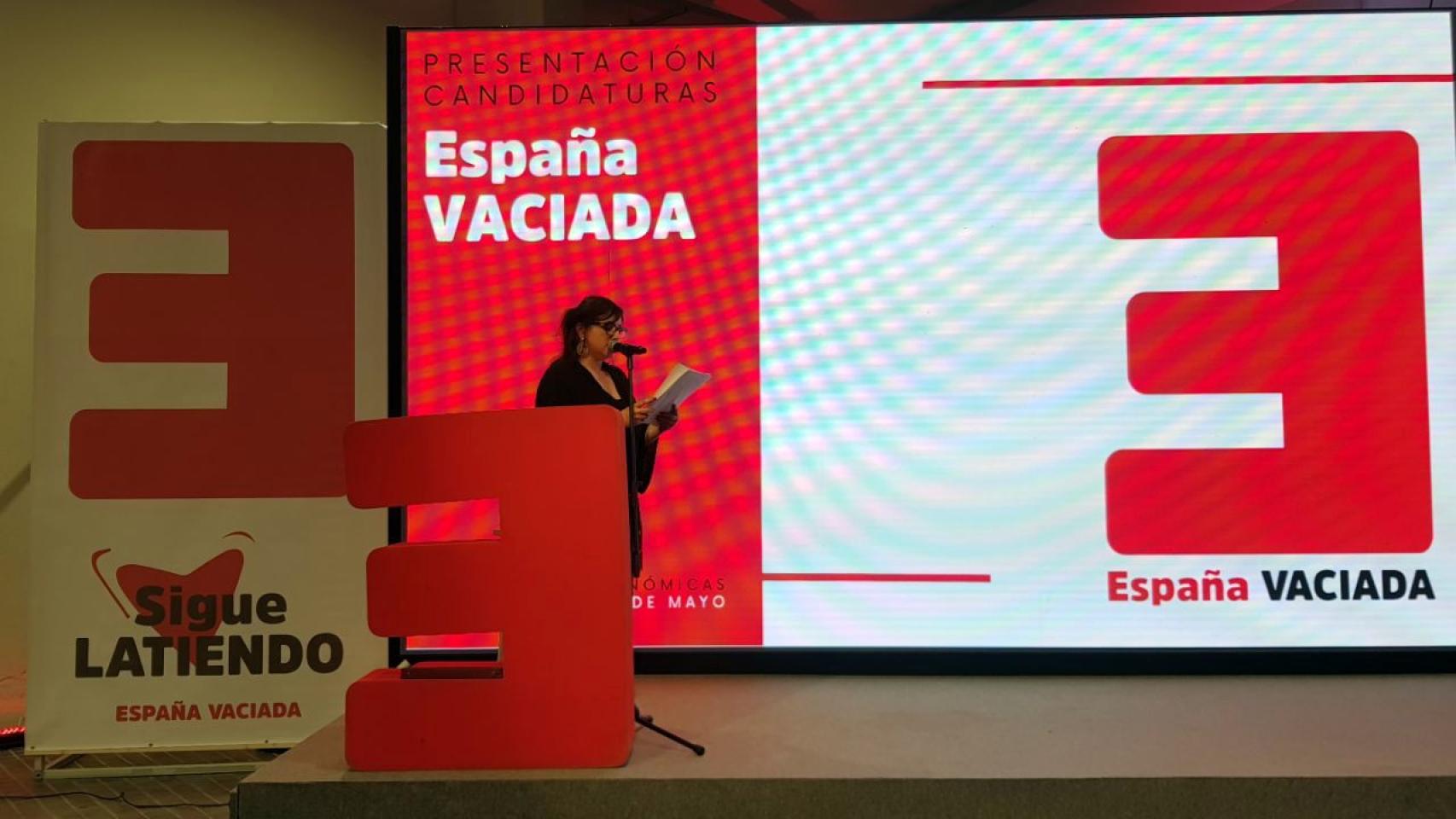Imagen del acto de presentación de candidaturas de España Vaciada.