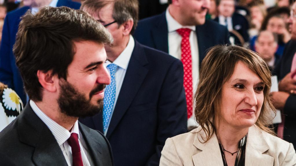 El vicepresidente García-Gallardo y la consejera de Educació, Rocío Lucas, en una foto de archivo