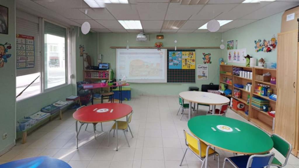 Una clase del colegio La Anunciata en Valladolid