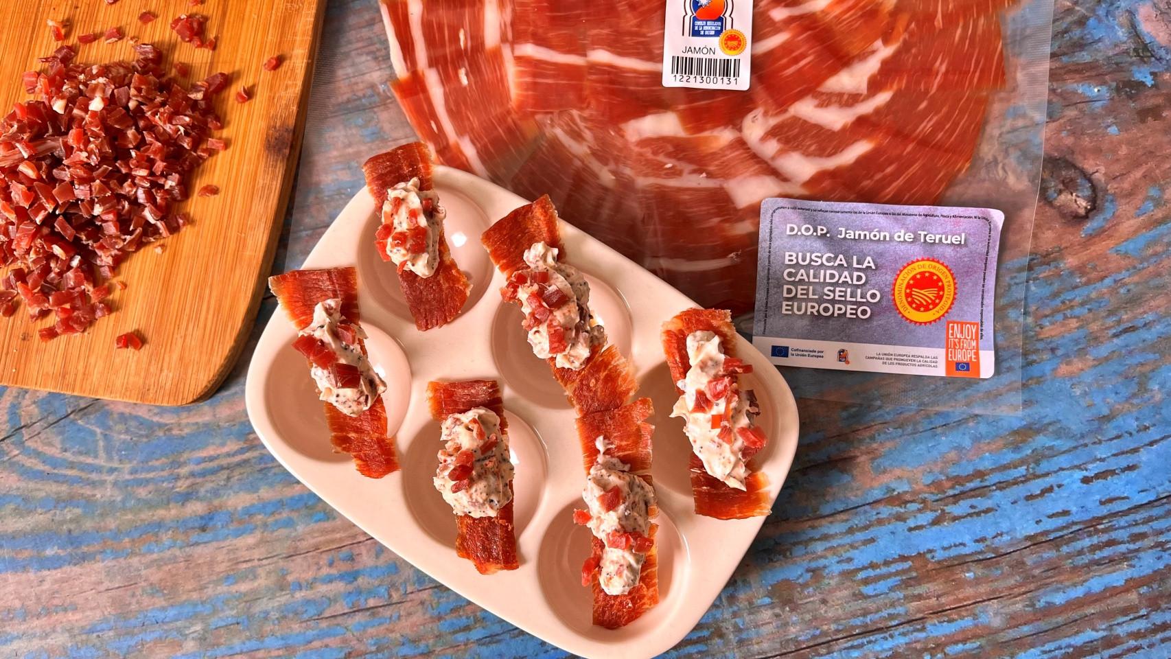 Pincho de jamón batido 2.0, un clásico aragonés reinventado