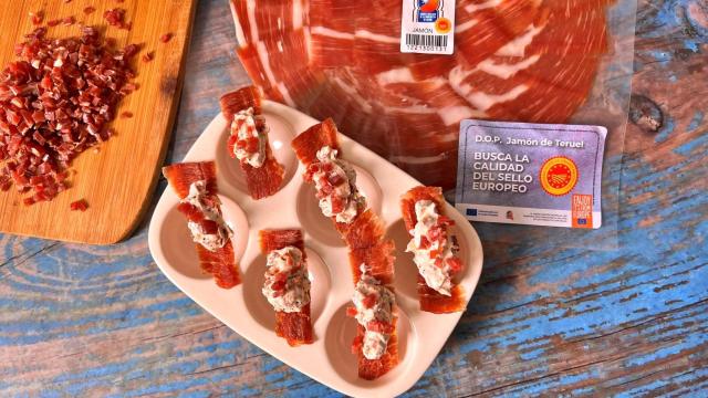 Pincho de jamón batido 2.0, un clásico aragonés reinventado