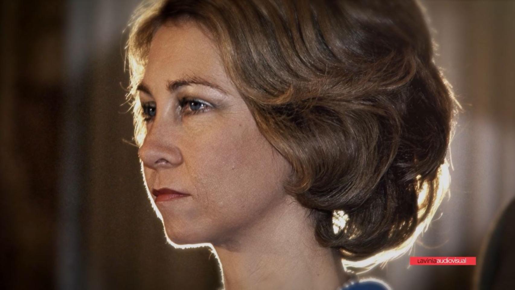La reina emérita Sofía en una imagen extraída de la serie documental 'Sofía y la vida real', de David Trueba.