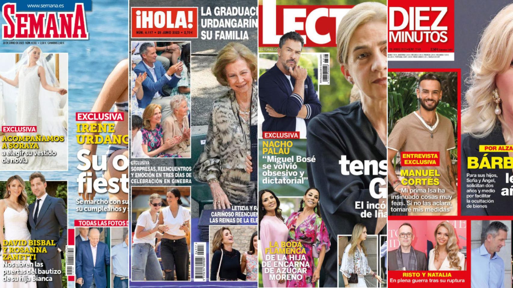 Portadas de revistas.