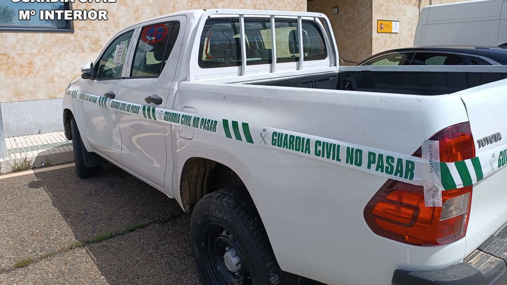 Todo terreno incautado por la Guardia Civil