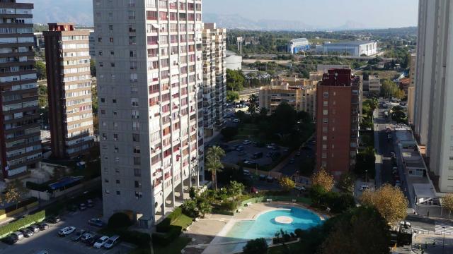 Bloque de viviendas en la zona EDUSI de Benidorm.