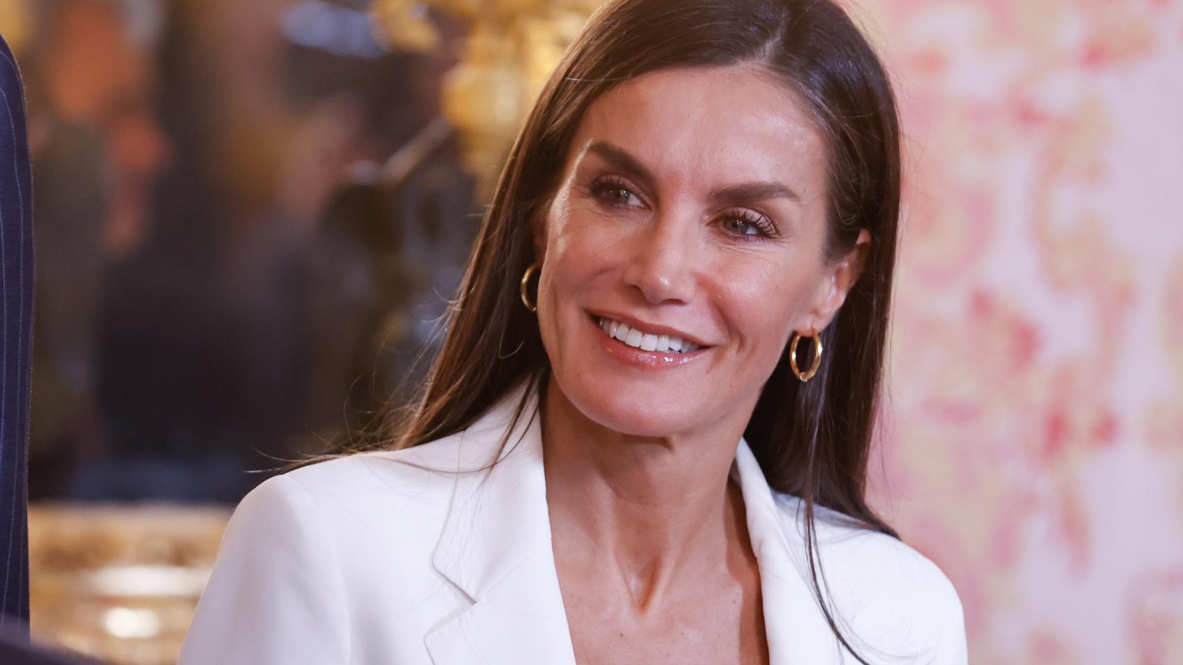 Letizia en una reunión con los miembros de los Patronatos de la Fundación Princesa de Asturias.