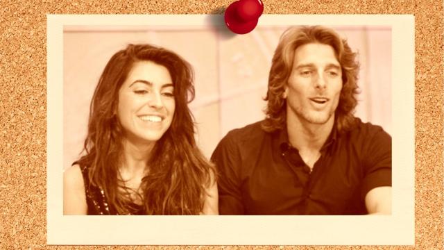 Piero Righetto junto a su expareja,Melania Querol, en un montaje de EL ESPAÑOL.