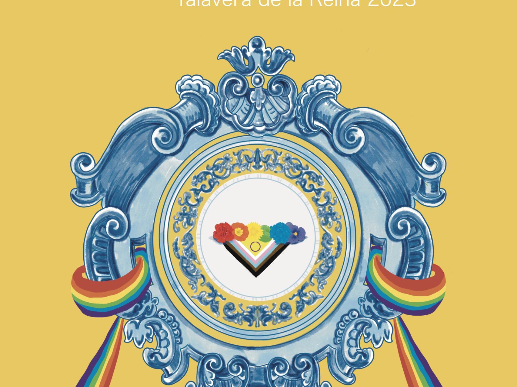 Cartel del Orgullo 2023 en Talavera de la Reina.