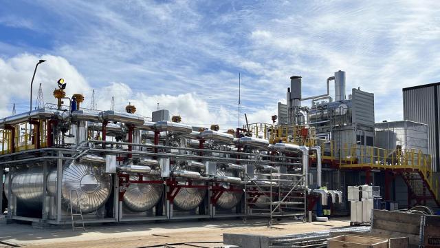 Heatcube instalado en una  central eléctrica en Dinamarca