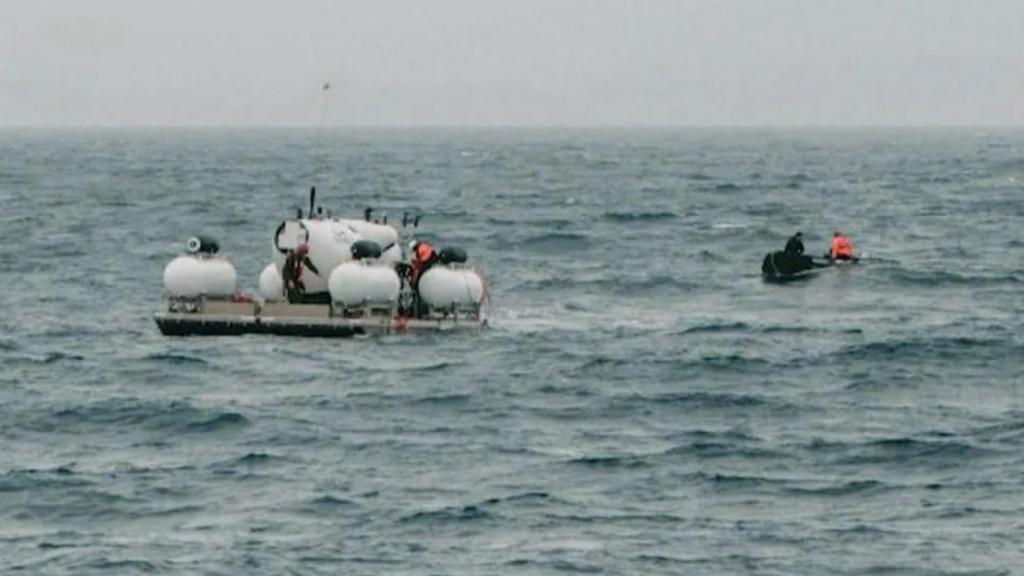 Imágenes del Titan antes de iniciar su inmersión rumbo a los restos del Titanic