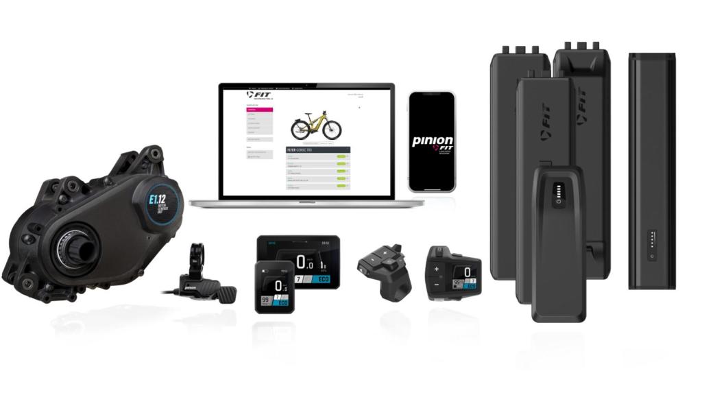El sistema E-Drive de Pinion al completo