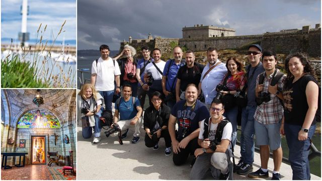 Primer encuentro en el Castelo de San Antón, A Coruña.
