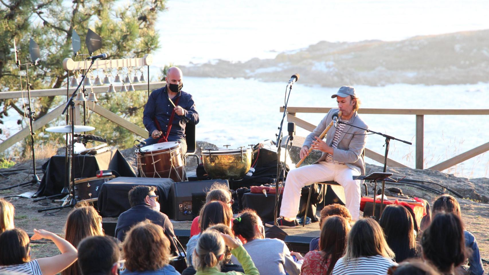 Concierto de Carlos Núñez en Monteferro.