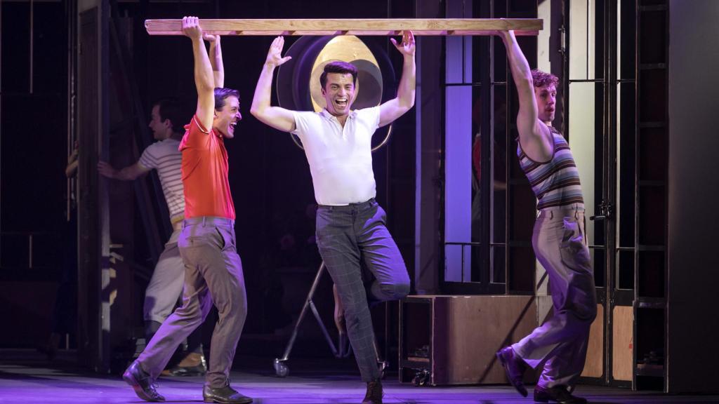 Ricky Mata en su mejor momento del musical.