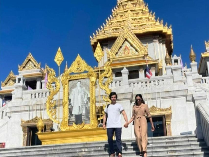 La pareja, en Bangkok.
