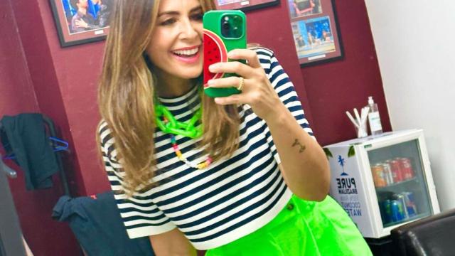 La presentadora, en una foto de redes sociales.