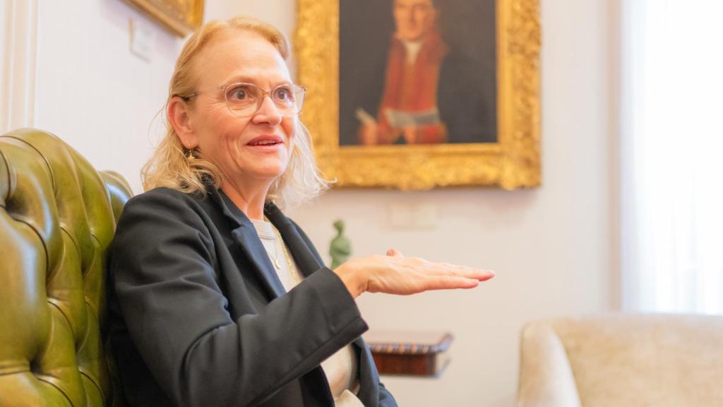 La bióloga evolutiva Susan Alberts durante la entrevista.