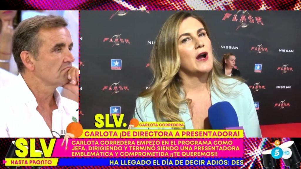 Carlota Corredera intervino a través de un vídeo.