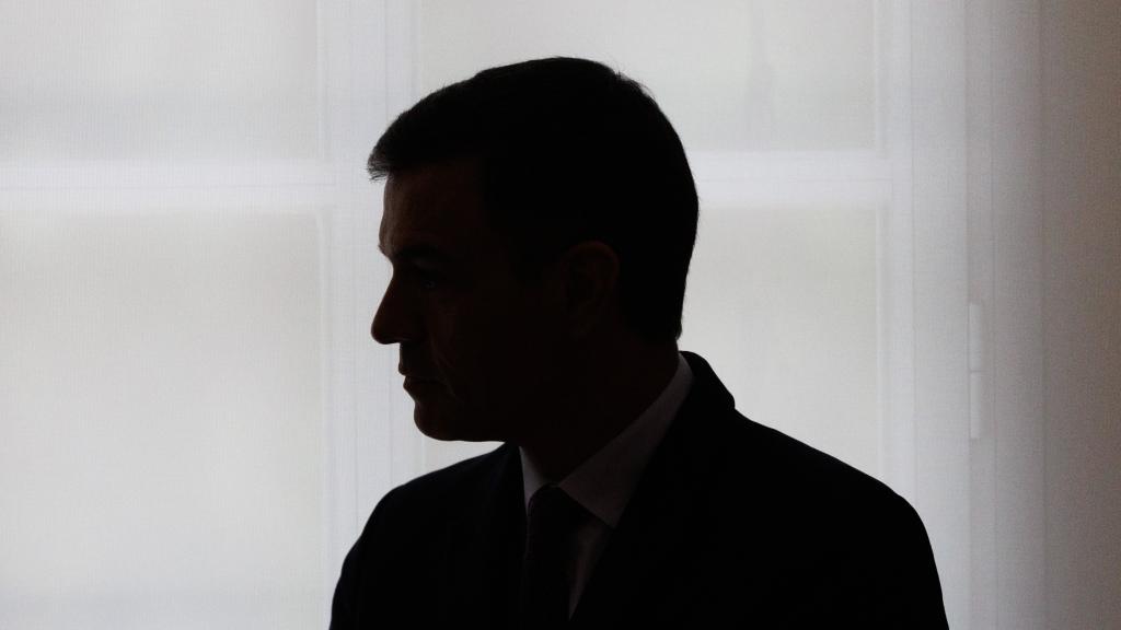 Pedro Sánchez en el Palacio de la Moncloa, el pasado lunes.