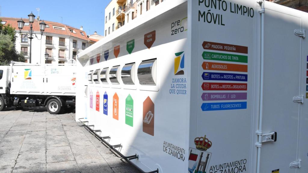 Nuevo punto limpio portátil de Zamora