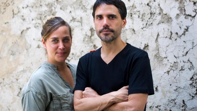 Virgilio Martínez y Pía León desde el restaurante Central.