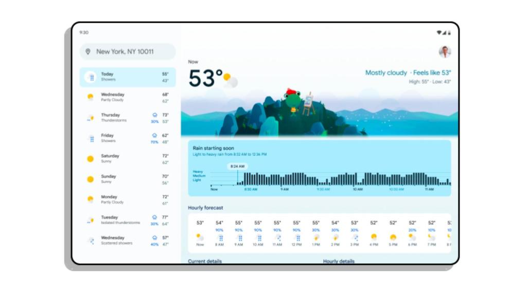 La app del tiempo de Google avisará usando Inteligencia Artificial