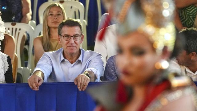 Feijóo en Valencia este viernes.