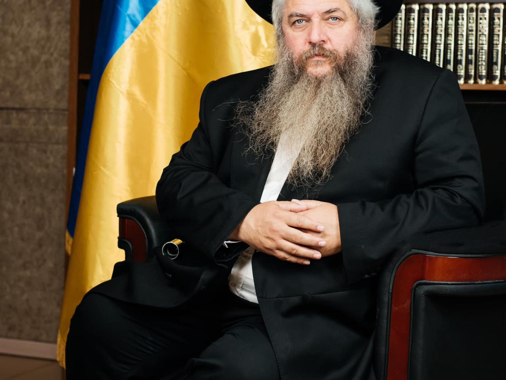 Fotografía cedida de Facebook a El Español por el equipo del Gran Rabio de Kiev y Ucrania,