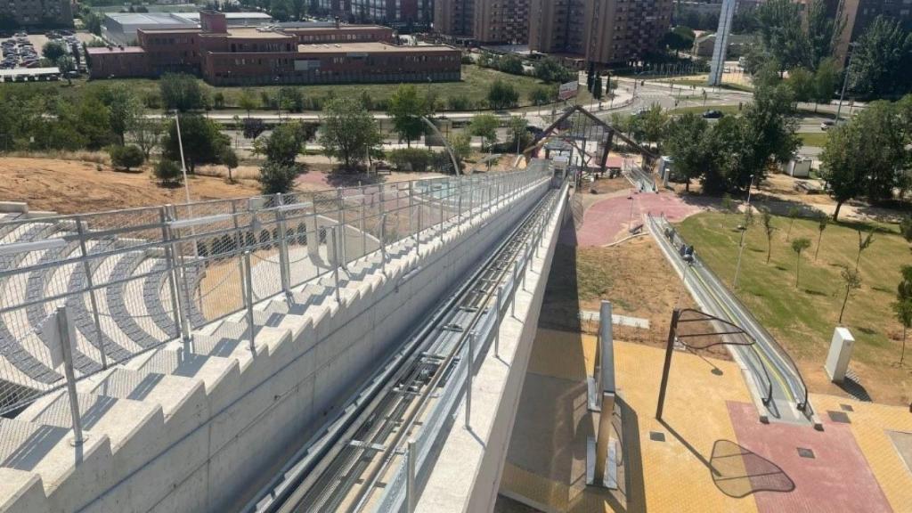 El nuevo ascensor de la ladera Este de Parquesol