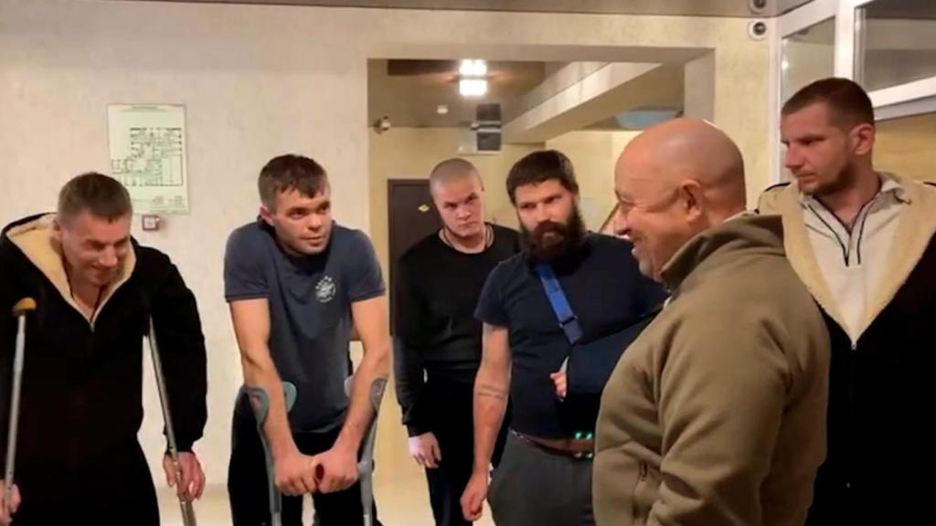 Prigozhin visita a soldados en Anapa