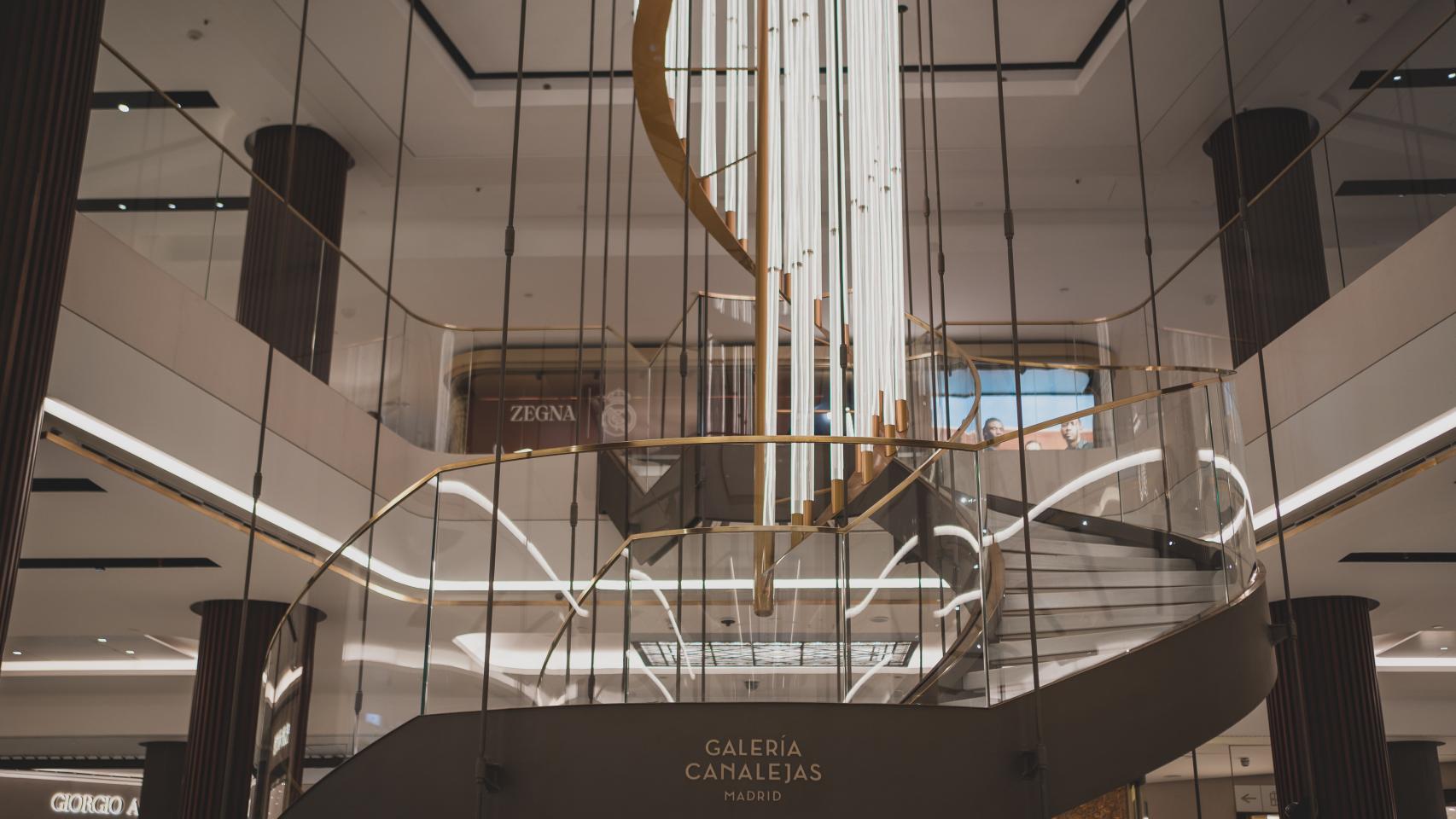 Imagen del interior de Galerías Canalejas.