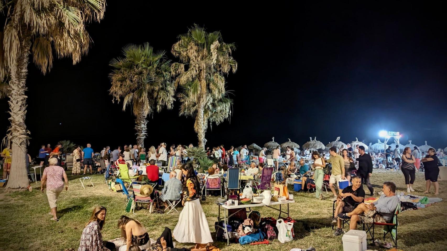 Las imágenes de la noche de San Juan de 2023 en Málaga