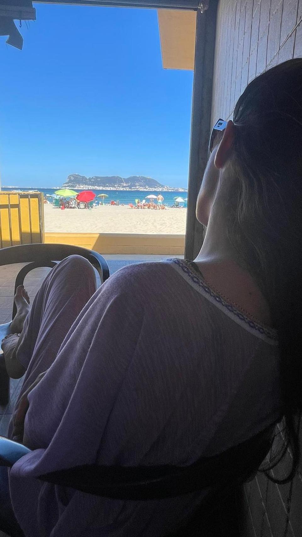La fotografía que ha compartido Malú en las últimas horas, en Algeciras.