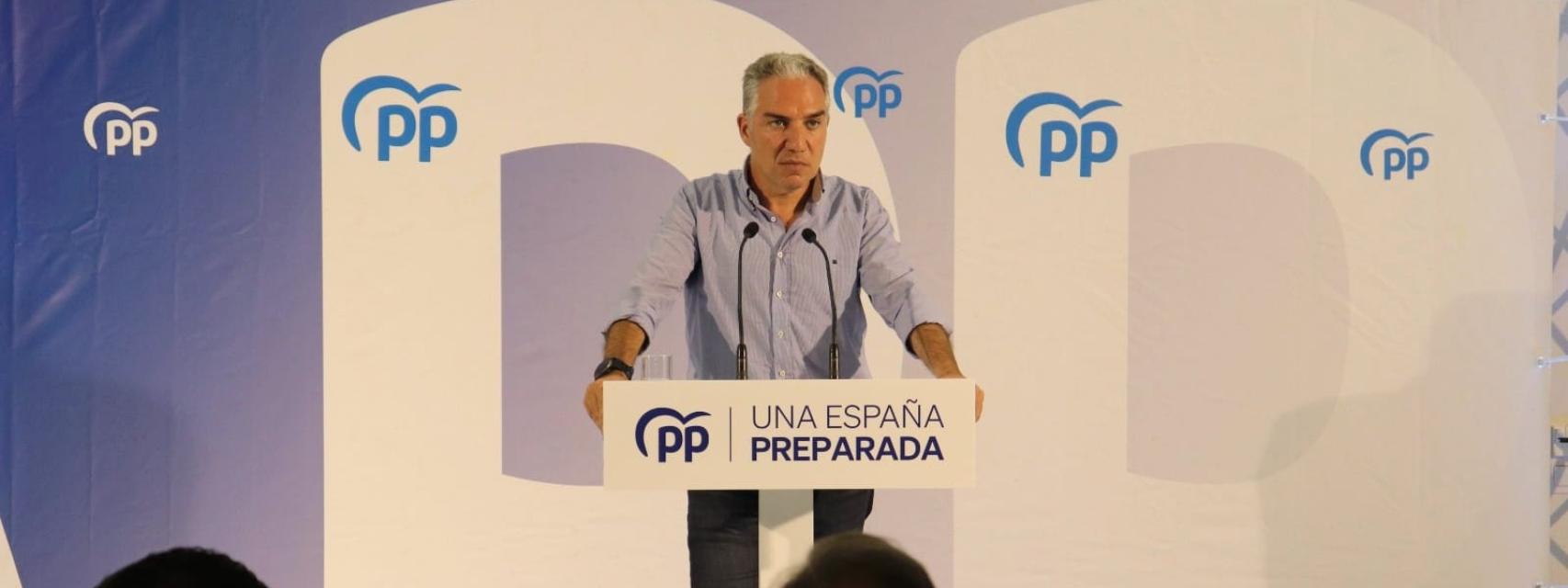 Elías Bendodo, durante el acto celebrado en Benalmádena.