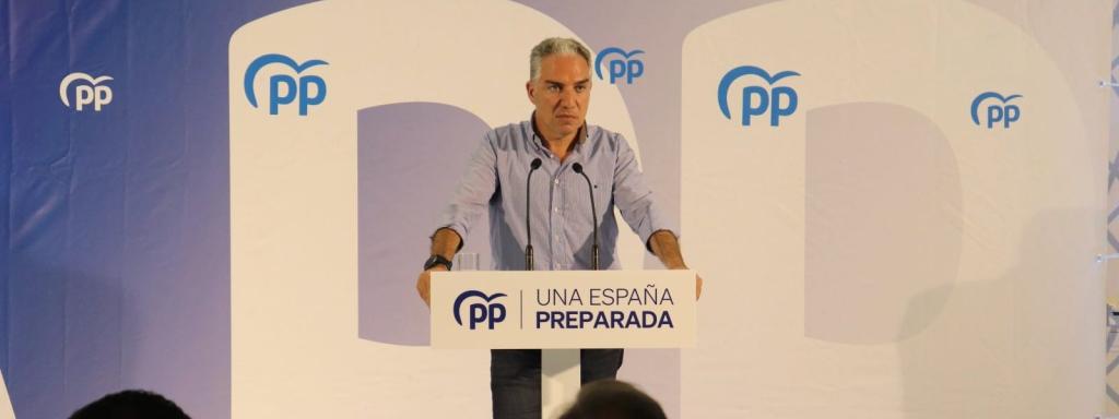 Elías Bendodo, durante el acto celebrado en Benalmádena.