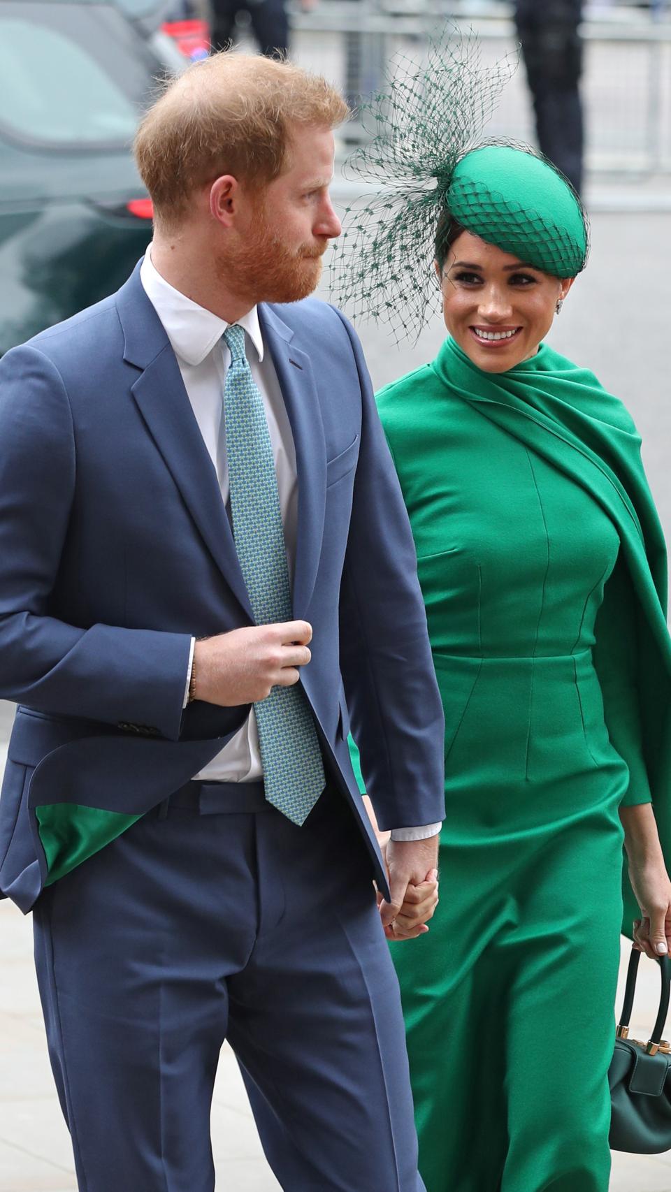 Los duques de Sussex durante el día de la Commonwealth, en marzo de 2020.