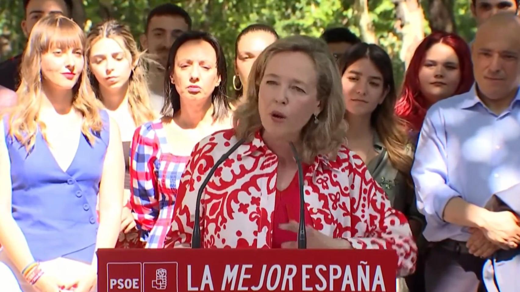 La vicepresidenta segunda del Gobierno y ministra de Asuntos Económicos y Transformación Digital, Nadia Calviño