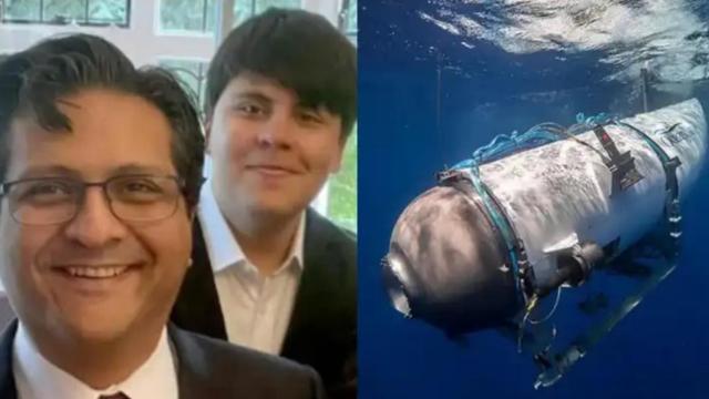 Suleman Dawood y su padre en una imagen de archivo.