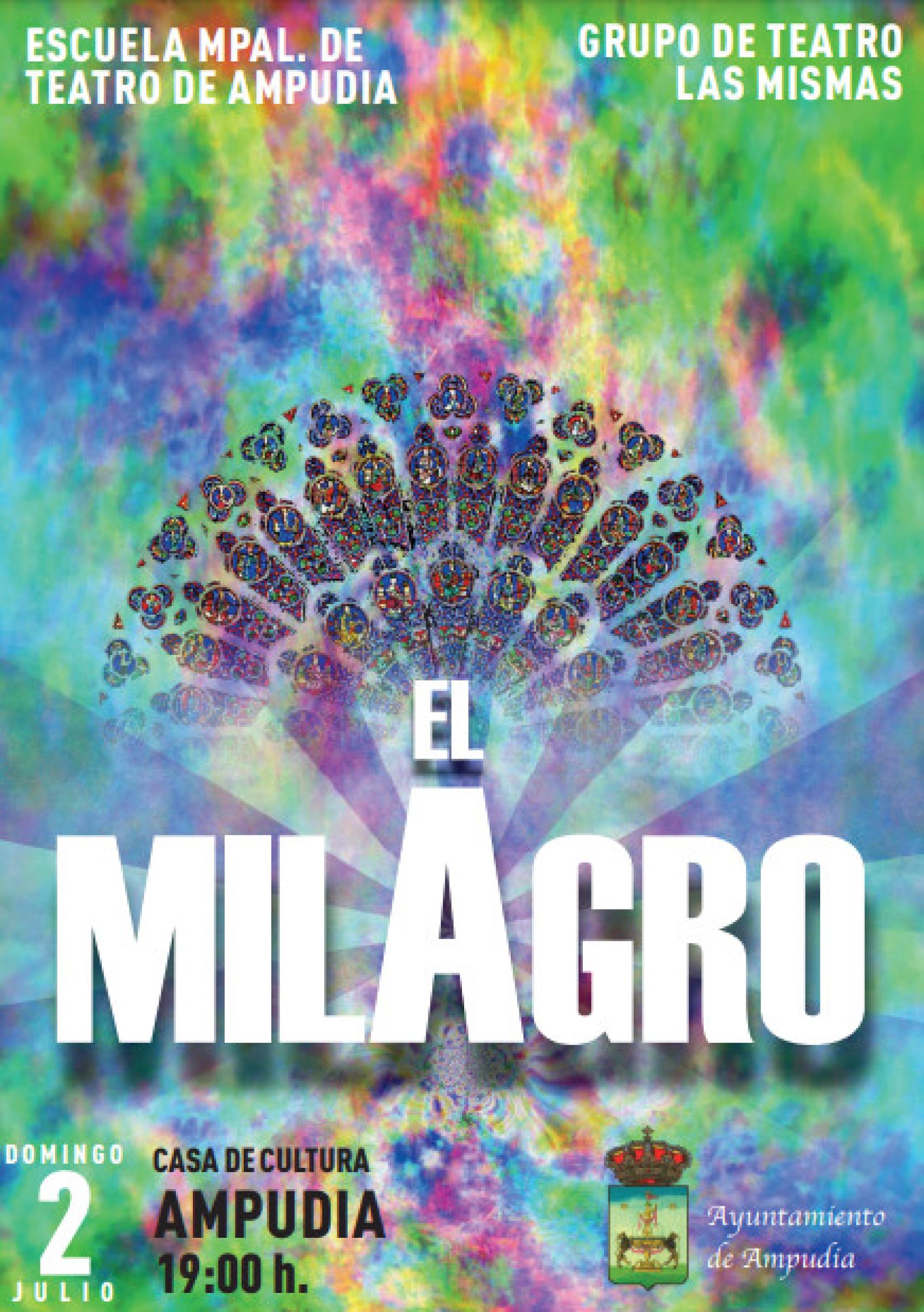 Cartel de 'El Milagro' en Ampudia